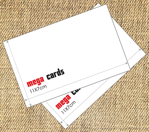 Mega Cards Μίας Όψης από 9,5χ6 έως 9,5χ6,5