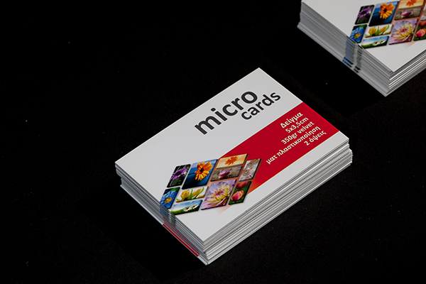 Micro Cards Δύο Όψεων 5x3.5